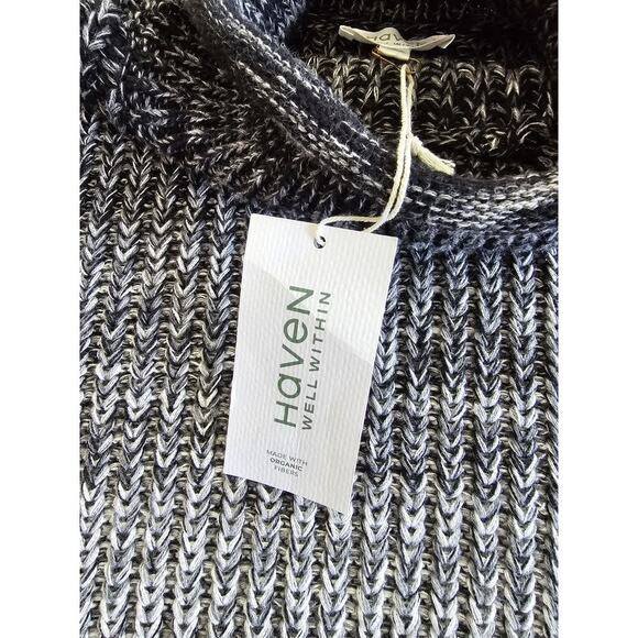 Haven Well Within Organic Cotton Roll Neck Sweater Size Small NWT Ombre - Picture 10 of 10